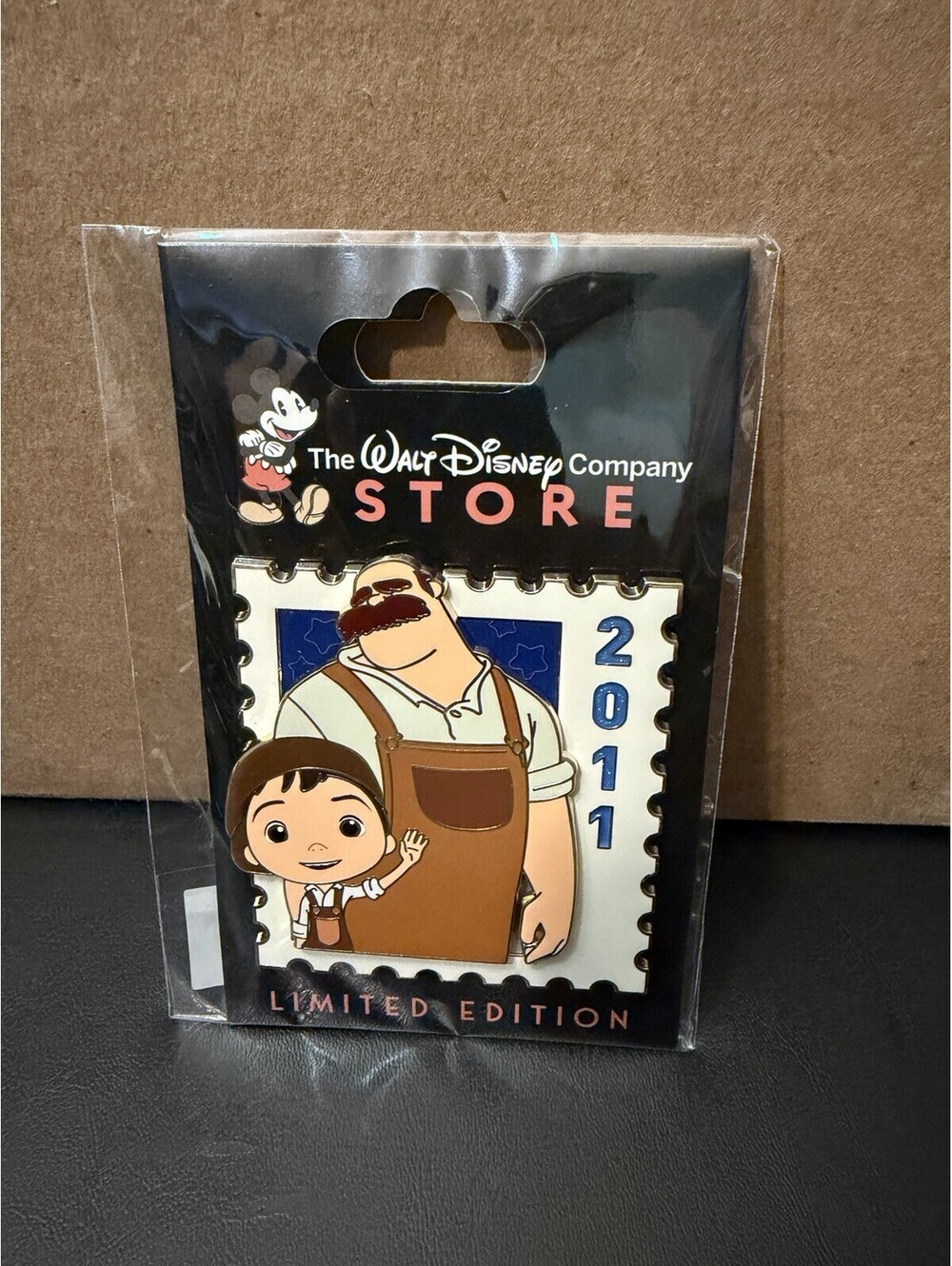DEC WDCS D23 2026 Pixar Stamp La Luna Young Boy and Papa 2011 LE Disney Pin